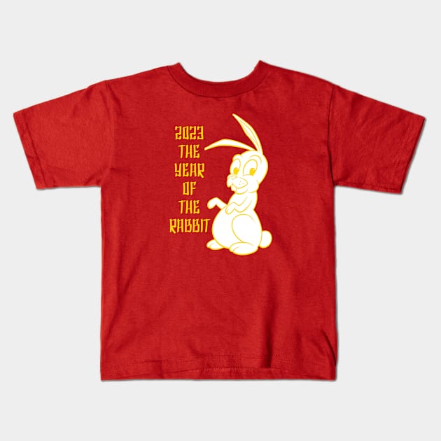 Year of the Rabbit Kids T-Shirt by Generic Mascots